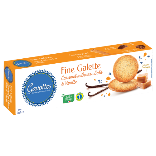 Fines Galettes au Caramel Beurre Salé et Vanille Gavottes®