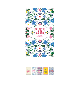 Carte postale - Bretagne Fleurie - Gavottes x Amour Breton