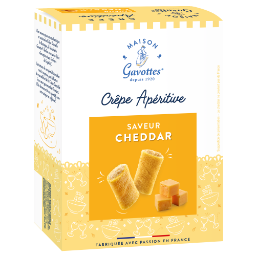 Crêpes Apéritives saveur Cheddar - Maison Gavottes