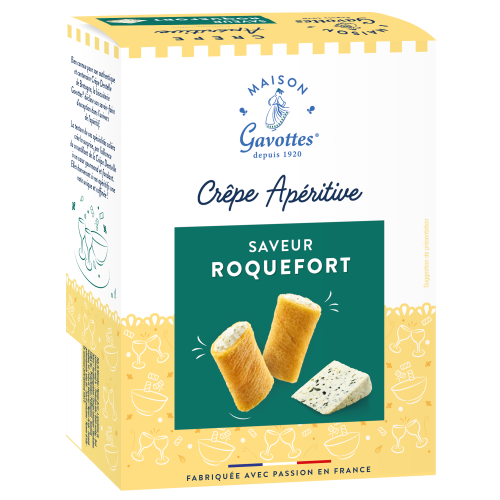 Crêpes Apéritives saveur Cheddar - Maison Gavottes