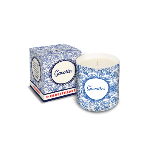 Bougie Blanche Iconique Dentelle - Gavottes x Amour Breton