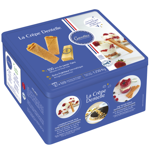 Maxi Coffret métalCrêpes Dentelle l'Authentique - Gavottes