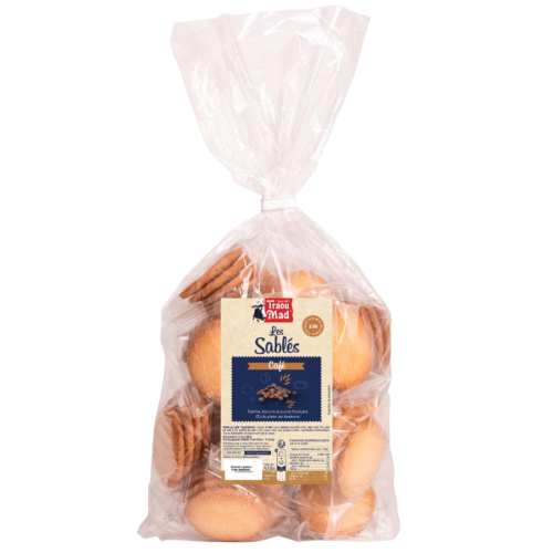 Sachet de Sablés Bretons Café | TRAOU MAD®