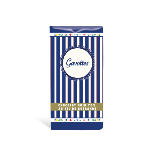 Tablette de Chocolat Noir 70% au Sel de Guérande| GAVOTTES®