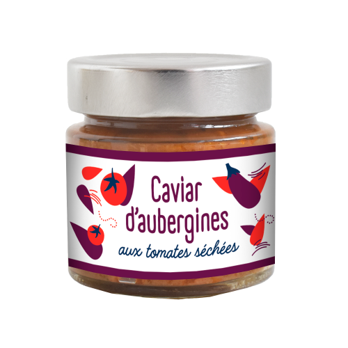 Caviar d'Aubergines aux Tomates Séchées