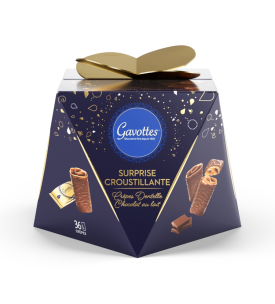 Coffret Diamant Surprise Croustillante - Crêpes Dentelle Chocolat Lait | GAVOTTES®