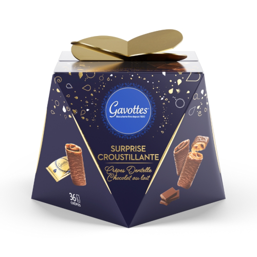 Coffret Suprise Croustillante - Crêpes Dentelle Chocolat Lait | GAVOTTES®