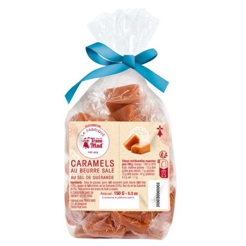 Sachets de bonbons au caramel (150 g) | TRAOU MAD®