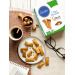 Crêpe Dentelle cœur cacao noisette