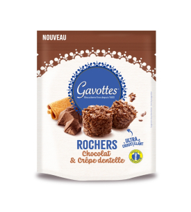 Rochers au chocolat et Crêpe Dentelle | GAVOTTES®