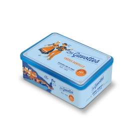 Coffret métal Marin BleuCrêpes Dentelleau Chocolat au Lait
