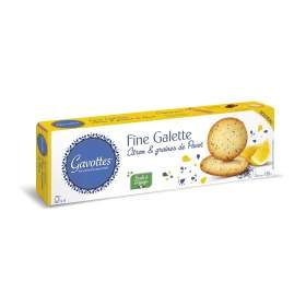 Fine Galette Citron et graines de Pavot