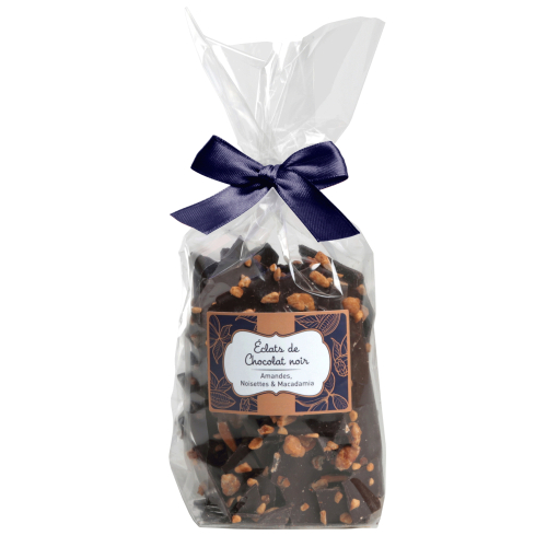 Eclats de chocolat noir - Amandes, Noisettes & Macadamia