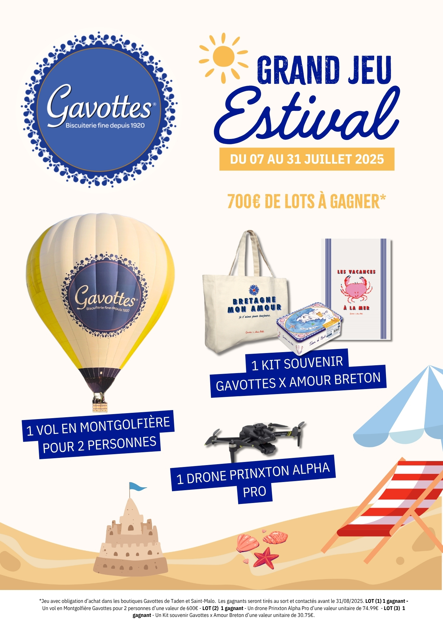 Jeu estival gavottes